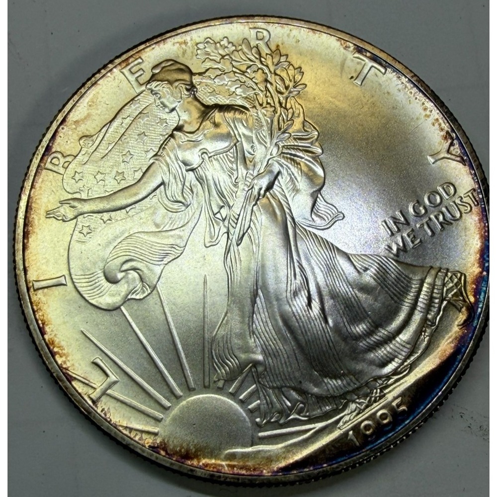 1995 1oz .999 fine silver American Silver Eagle - Picture 3 of 4